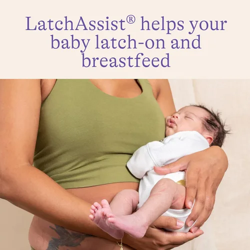 Vista 2 de Lansinoh LatchAssist - Pezón Everter para lactancia materna con 2 tamaños de brida (0.748 in y 0.945 in) y funda protectora