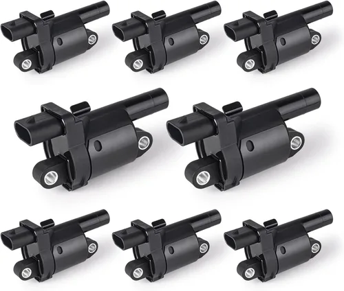 Vista 10 de ENA Paquete de bobinas de encendido redondas compatibles con Chevy GMC Silverado Express Suburban Tahoe Corvette Yukon Sierra Savana SS SSR 2008