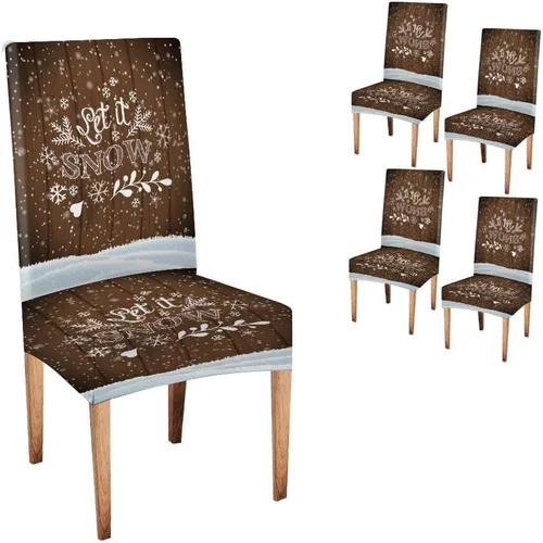 Vista 24 de CAPSCEOLL Juego de 4 fundas para sillas de comedor, color turquesa, turquesa, turquesa, turquesa, turquesa, verde azulado, fundas de asiento Parson