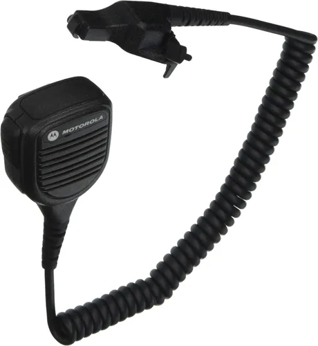 Motorola Original OEM PMMN4051 PMMN4051B Windporting Micrófono de altavoz remoto con conector de audio de 0.138 in, IP55 resistente al agua,