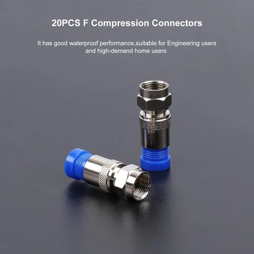 Vista 5 de Knoweasy BNC Crimpadora de cables y kit de herramientas de compresión coaxial - Conector de compresión multifuncional juego de herramientas