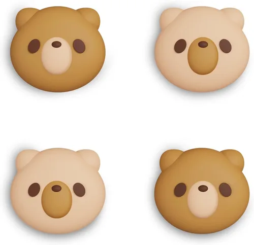 Vista 6 de PlayVital Tapas de palanca de mando para Nintendo Switch, tapas de palanca de pulgar para Switch Lite, cubierta analógica para Switch OLED Joycon