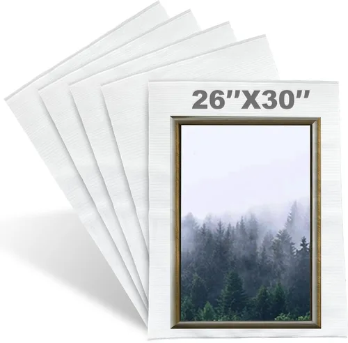 Vista 28 de 50 paquetes de 6'x8' Bolsas de espuma acolchada, suministros de mudanza para platos, espuma de embalaje para platos y tazas, papel de embalaje