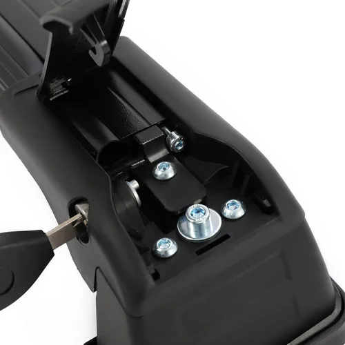 Vista 9 de KUAFU Barra transversal compatible con Mazda 5 2006-2017 Barras transversales con cerraduras antirrobo, riel de techo, bolsa de carga, Negro