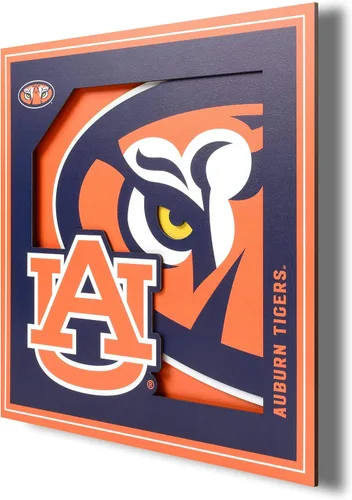 Vista 12 de YouTheFan NCAA Alabama Crimson Tide Serie de Logo 3D de Arte de Pared - 12x12 pulgadas