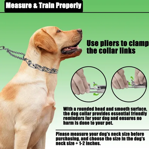 Vista 3 de Collar de entrenamiento para perros, collar ajustable para perros con hebilla de liberación rápida, collar sin tirones para perros pequeños