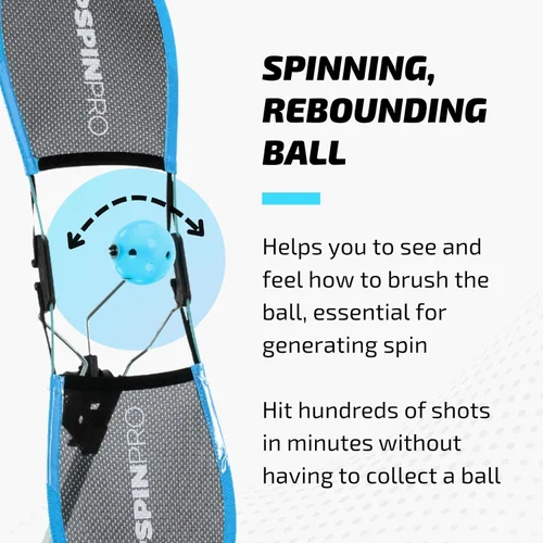 Vista 3 de Pickleball TopspinPro Training Aid - Aprende Topspin rápidamente para un mejor control y consistencia Practica en cualquier lugar, en cualquier