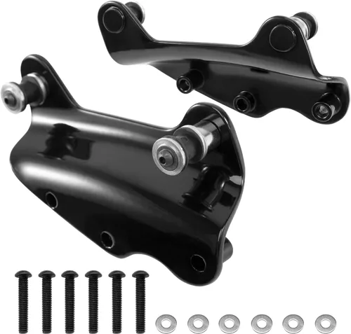 Vista 10 de Kit de hardware de acoplamiento cromado de 4 puntos Eumti para Harley Touring 2014-posterior, paquete de viaje de liberación rápida personalizada