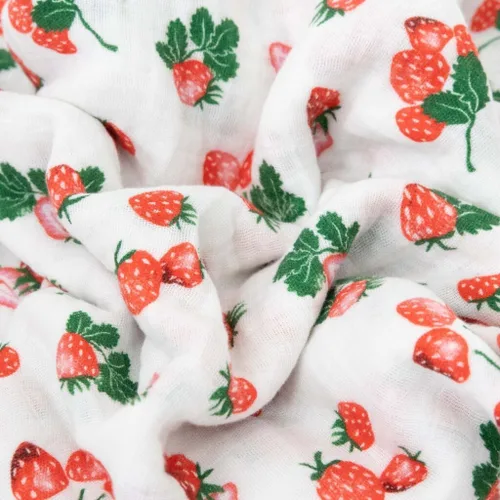 Vista 5 de Little Unicorn Juego de 3 mantas de muselina de algodón con limonada de bayas Juego de 3 100% algodón Supersuave Recién nacidos y bebés