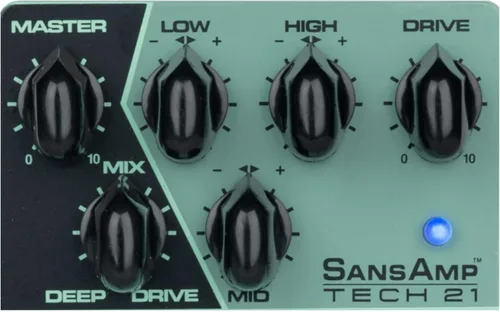 Vista 5 de Tech 21 YYZ Geddy Lee Pedal SansAmp Signature SansAmp
