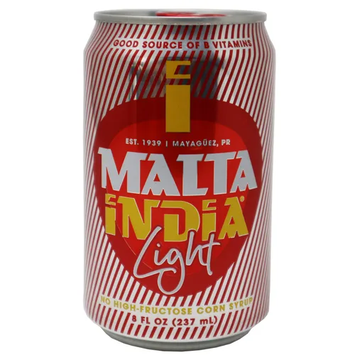 Vista 2 de Malta India Latas ligeras 8 oz - Paquete de 6