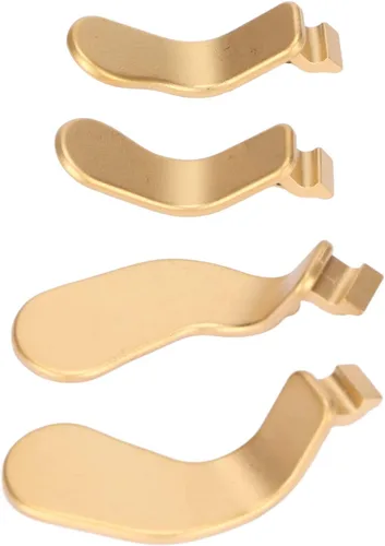 Vista 5 de Cuifati Control Paddles for One Elite Controller Series 2 Premium Stainless Steel Metal Material 4pcs Controller Paddles (Gold)