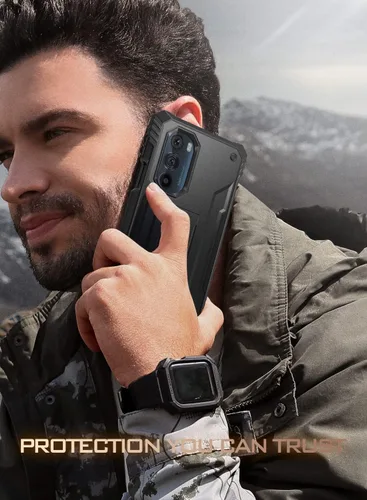 Vista 7 de Poetic Revolution - Funda para Moto Edge Plus 5G de 6.7 pulgadas (2022) / Edge+ 5G UW (2022), modelo # XT2201, funda protectora resistente a prueba