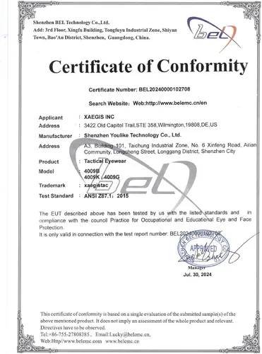 Vista 4 de xaegistac - Lentes tácticos para exteriores, unisex, con tres lentes intercambiables