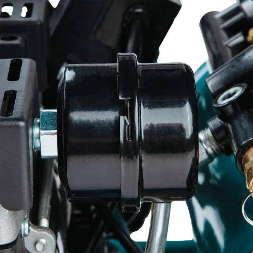 Vista 7 de Makita MAC100QK1 Quiet Series 1/2 HP, 1 galón compacto, sin aceite, compresor de aire eléctrico y kit combinado de clavadora Brad calibre 18