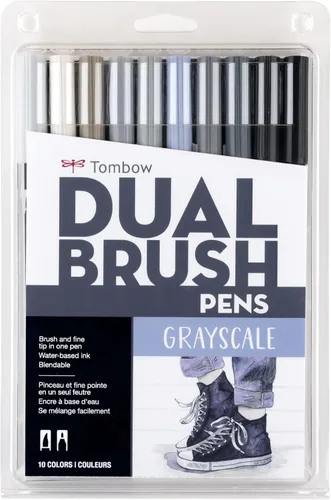 Vista 23 de Tombow Marcadores artísticos de doble pincel (paquete de 10, celebración)
