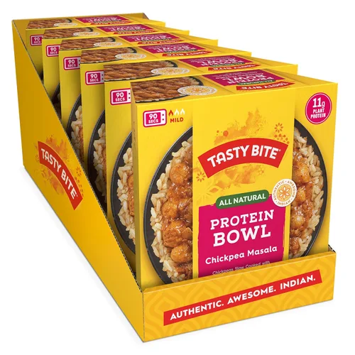 Vista 6 de Tasty Bite - Tazón de Arroz con Garbanzos Biryani, Listo para Comer, Apto para Microondas, Sin Gluten, 7 Onzas (Paquete de 6)