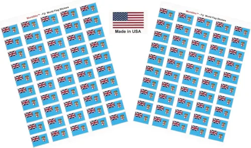 Vista 173 de 100 calcomanías de la bandera de Afganistán, dos hojas de 50, 1.5" x 1" hechas en Estados Unidos, calcomanías autoadhesivas para álbum de recortes