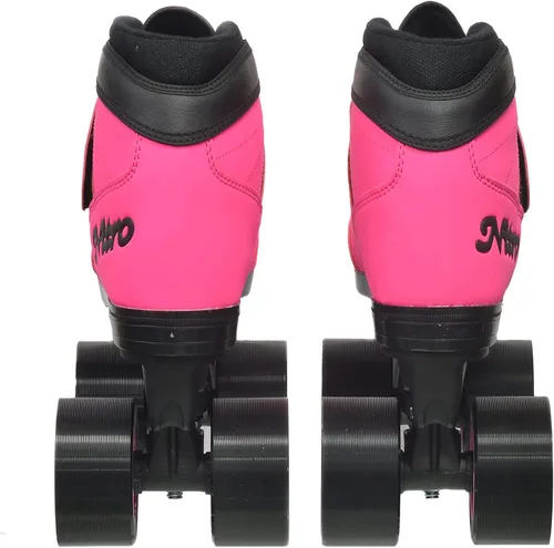 Vista 4 de Epic Skates Epic Nitro Turbo - Patines de velocidad cuádruple, color rosa