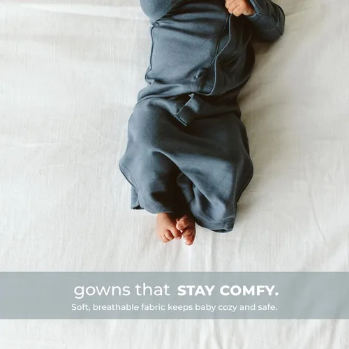 Vista 3 de goumikids Viscosa hecha de bambú algodón orgánico convertible vestido de bebé