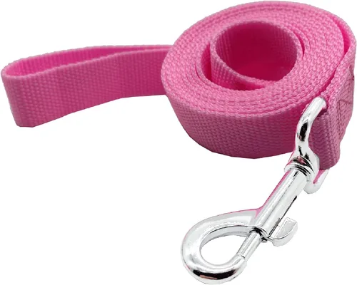 Vista 30 de Correa de entrenamiento de nailon para perros, cuerda de tracción, 4/5/6 pies de largo, 3/4 pulgadas 1 pulgada de ancho, para perros pequeños y Negro