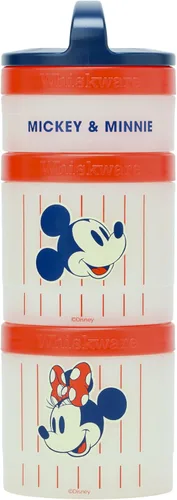 Vista 27 de Whiskware Disney Mickey Mouse y Amigos Recipientes para aperitivos apilables para bebés, niños pequeños y niños, 3 vasos apilables para aperitivos