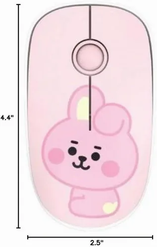 BT21 Ratón silencioso inalámbrico para bebés de Royche (Cooky)