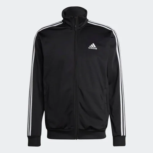 Vista 7 de adidas Sportswear - Traje de tricot básico de 3 rayas para hombre, Olive Strata