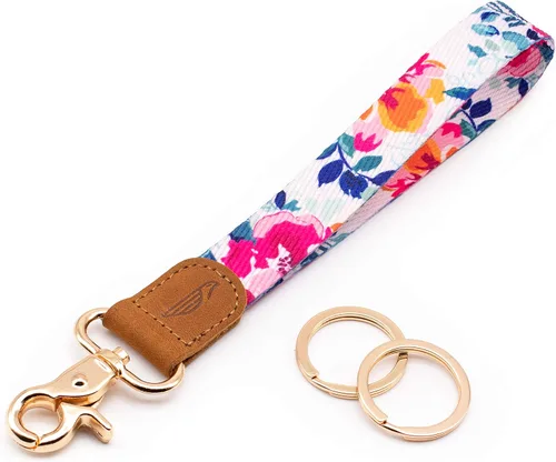 Vista 13 de Llavero de cordón POCKT para muñeca, para hombre y mujer, POCKT, estupendo cordón para las llaves, cartera y para tarjetas, con 2 anillos