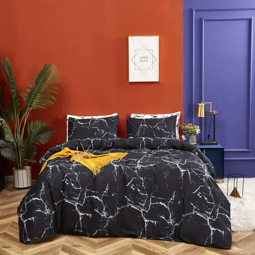 Vista 227 de CLOTHKNOW Juego de edredón de 3 piezas a cuadros color beige óxido, tamaño Full, juego de ropa de cama de cuadros edredón terracota con 2 fundas
