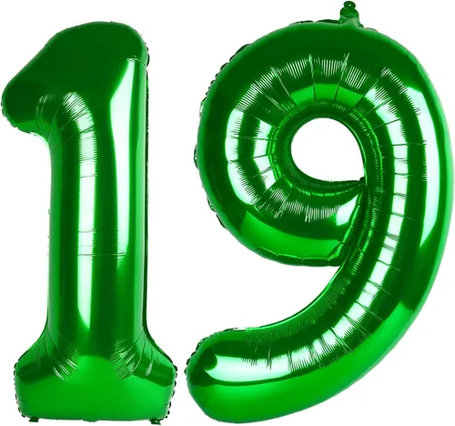 Vista 40 de Globos de números 0 de 40 pulgadas, globos negros de números para números 10, 20, 30, 40, 50, 60, 70, 80, 90, 100, globos de números 10, 20, 30, 40