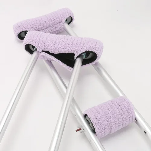 Vista 7 de Almohadillas para muletas – Acolchado para muleta de brazo – Funda de almohada universal acolchada para axilas con mango de antebrazo