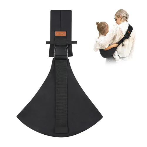 Vista 8 de Portabebés con eslinga para bebés y niños pequeños de 6-36 meses (4.5-13.6 kg), ligero y transpirable, de algodón, para la cadera y el hombro