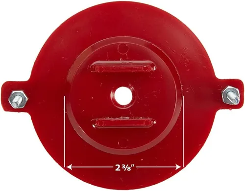 Vista 3 de Conexión FDC de plástico, tapas de conexión para departamento de bomberos, cubiertas rojas para rociadores de incendios, tapas de bomberos, paquete