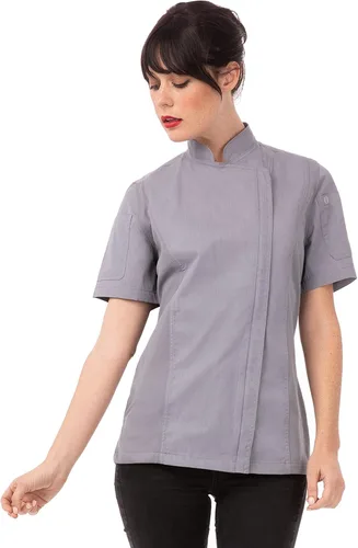 Chef Works Abrigo de chef Springfield para mujer