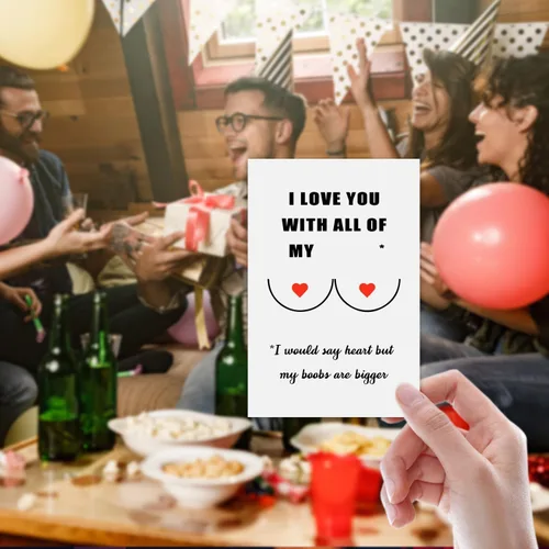 Vista 3 de Ithmahco Divertida tarjeta del día de San Valentín para él, tarjetas de San Valentín para él, tarjeta del día de San Valentín para marido de esposa