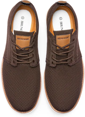 Vista 5 de Bruno Marc Zapatillas de malla para hombre Oxfords ligeras