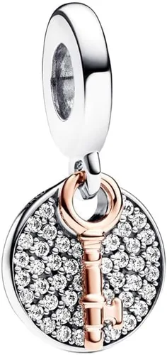 Vista 34 de Abalorio de plata de ley 925 calado para pulseras y collares de abalorios, regalos de joyería para mujeres