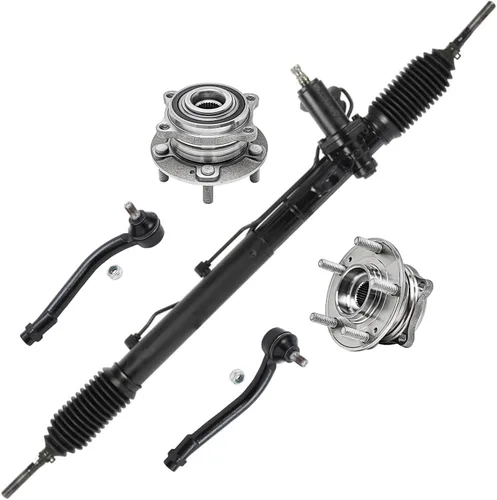 Vista 426 de Detroit Axle - Kit de cubos de rodamiento de rueda delantera de 6 piezas para Dodge Dart 2013-2016, Chrysler 200 2015-2017, 2 cojinetes de rueda