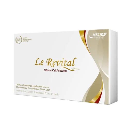 LABO Nutrition Le Revital Concentrado Nano Placenta Extract Serum Essence de Japón – Hidratante, Resplandeciente, Hidratante para las arrugas de la