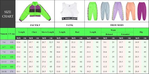 Vista 6 de Conjunto de ropa de baile para niñas, disfraz moderno de equipo de jazz de hip hop, conjuntos de ropa de baile para niñas