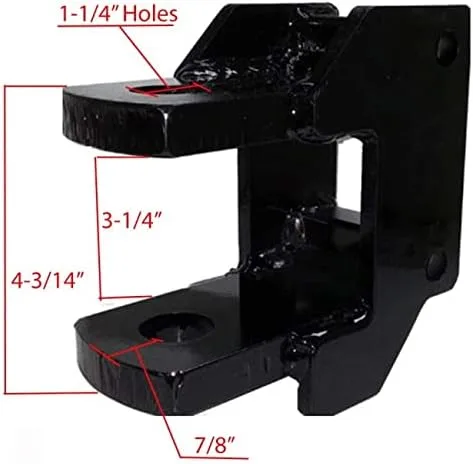 Vista 9 de Shocker - Kit de remolque para montaje en granja, para enganche de 2-12 pulgadas, 20,000 libras