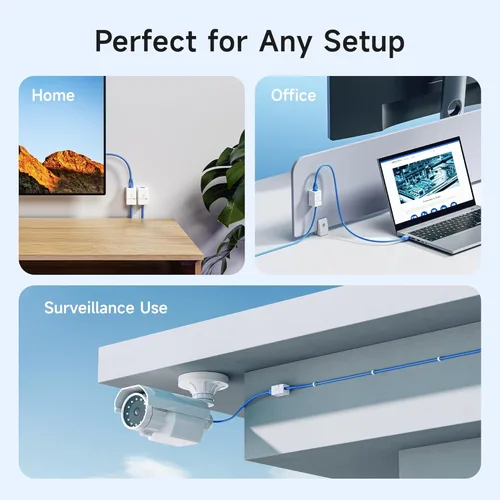 Vista 6 de Cable Matters Caja de montaje en superficie con conector Keystone de 1 puerto con certificación UL, color blanco