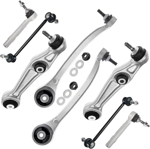 Vista 85 de Detroit Axle - Kit de brazos de control delanteros de 8 piezas para Toyota Sienna 2004-2010, 2 brazos de control inferiores con rótulas, 4 barras