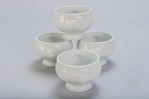 Vista 3 de BIA Cordon Bleu Soup Lions Head Bowl (4 unidades), color blanco (900178S4SIOC)