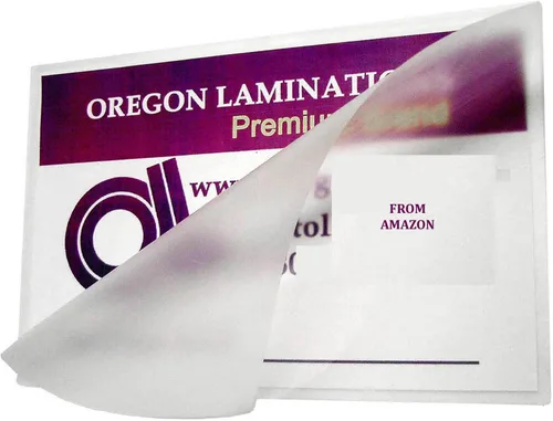Oregon Lamination Bolsas de laminación activadas por calor de 10 mil 11-1/2" x 17-1/2" [paquete de 50] 11.496 in x 17.520 in x 250 micras de grosor