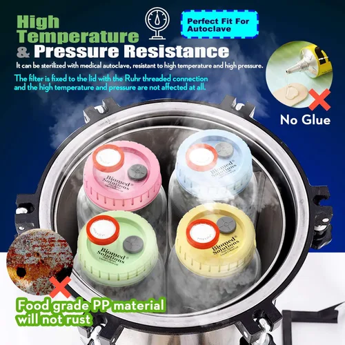 Vista 3 de Filtros de jeringa PTFE 0.512 in Diámetro 0.22um Tamaño de poro No Estéril Paquete de 10