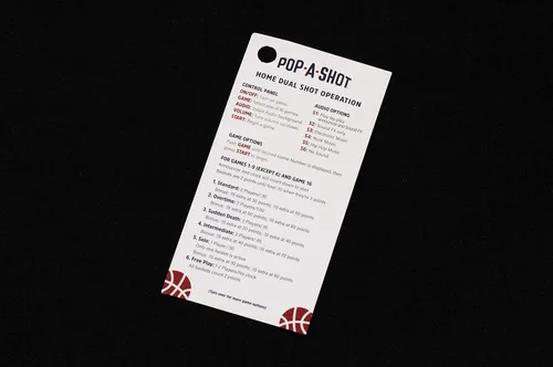 Vista 7 de Pop-A-Shot - Home Dual Shot with NCAA Graphics l Sensor Scoring l 16 Game Modes l 7 Balls l Foldable Storage l for All NCAA Fans