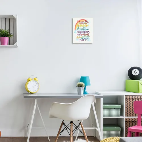 Vista 4 de The Kids Room by Stupell Sketched Fluffy Bunny Flowers - Placa de pared de Flores de conejito esponjosas