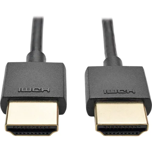 Vista 4 de Tripp Lite Cable HDMI delgado de alta velocidad con Ethernet y video digital con audio, UHD 4K x 2K (M/M), 6 pies (P569-006-SLIM)